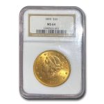 1895 $20 Liberty Gold Double Eagle MS-64 NGC
