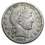 1895 Barber Half Dollar VG