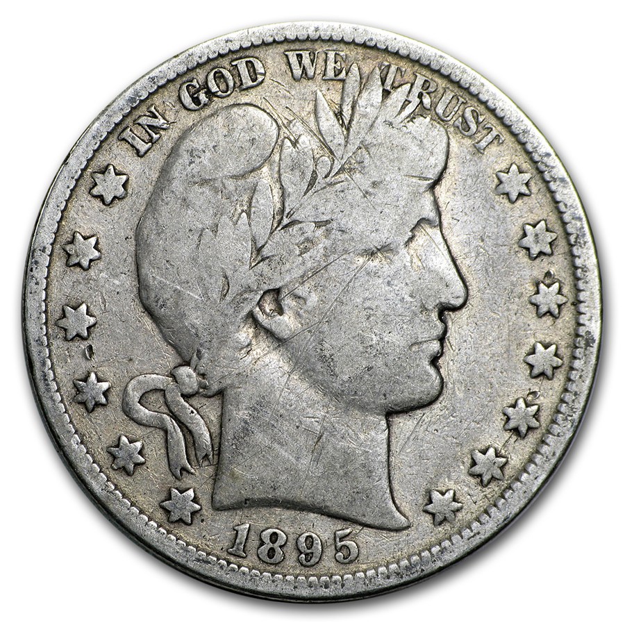 1895 Barber Half Dollar VG