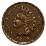 1895 Indian Head Cent AU