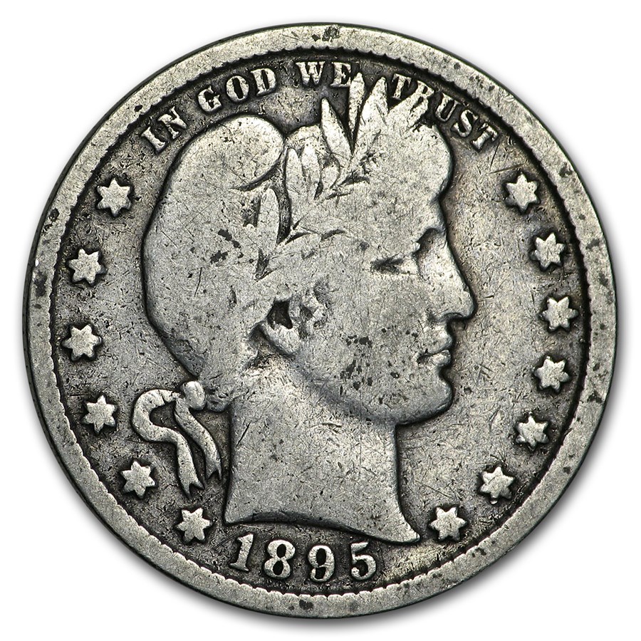 1895-O Barber Quarter VG