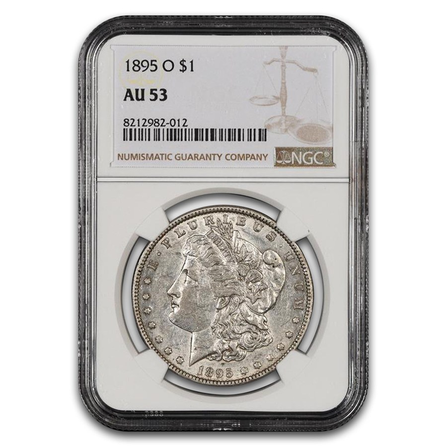1895-O Morgan Dollar AU-53 NGC