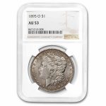 1895-O Morgan Dollar AU-53 NGC