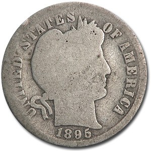 1895-S Barber Dime AG