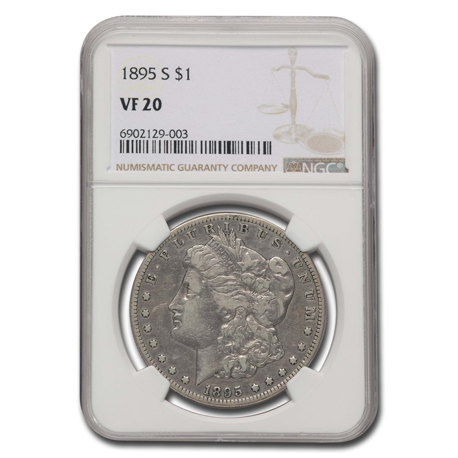 1895-S Morgan Dollar VF-20 NGC