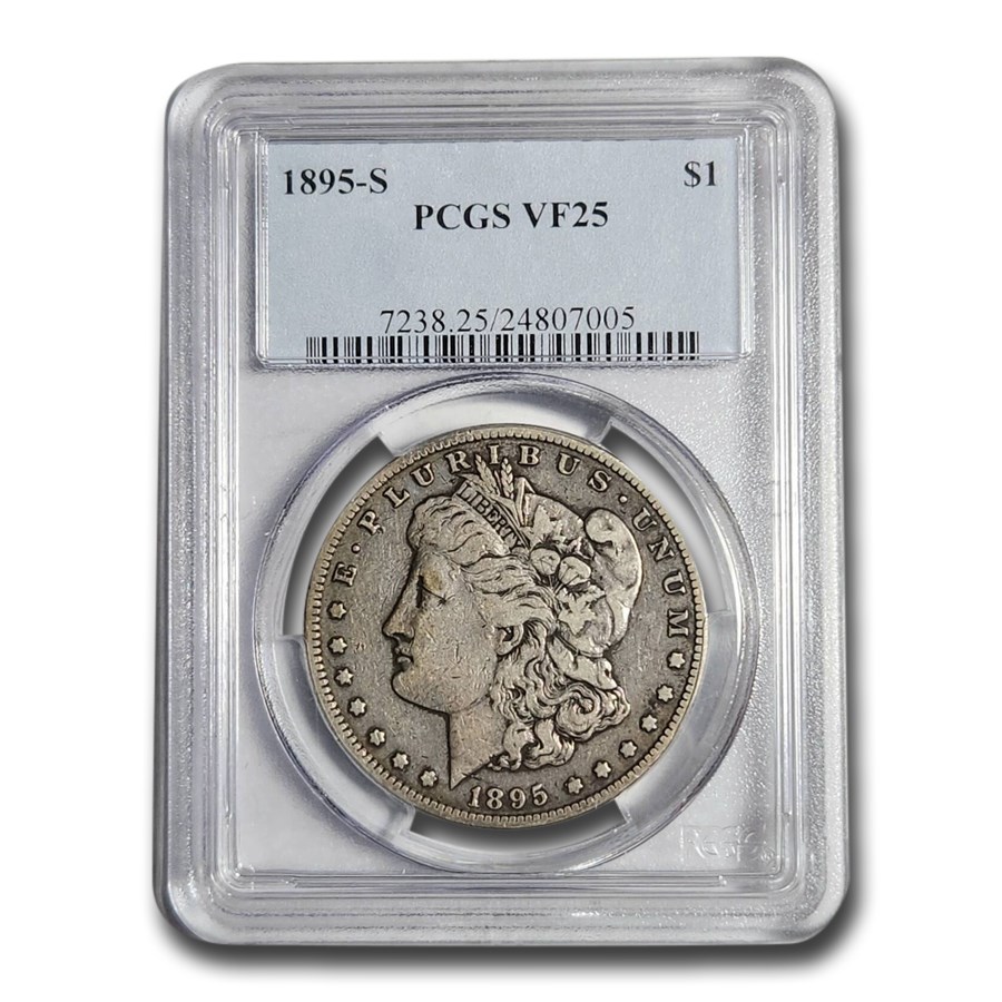 1895-S Morgan Dollar VF-25 PCGS