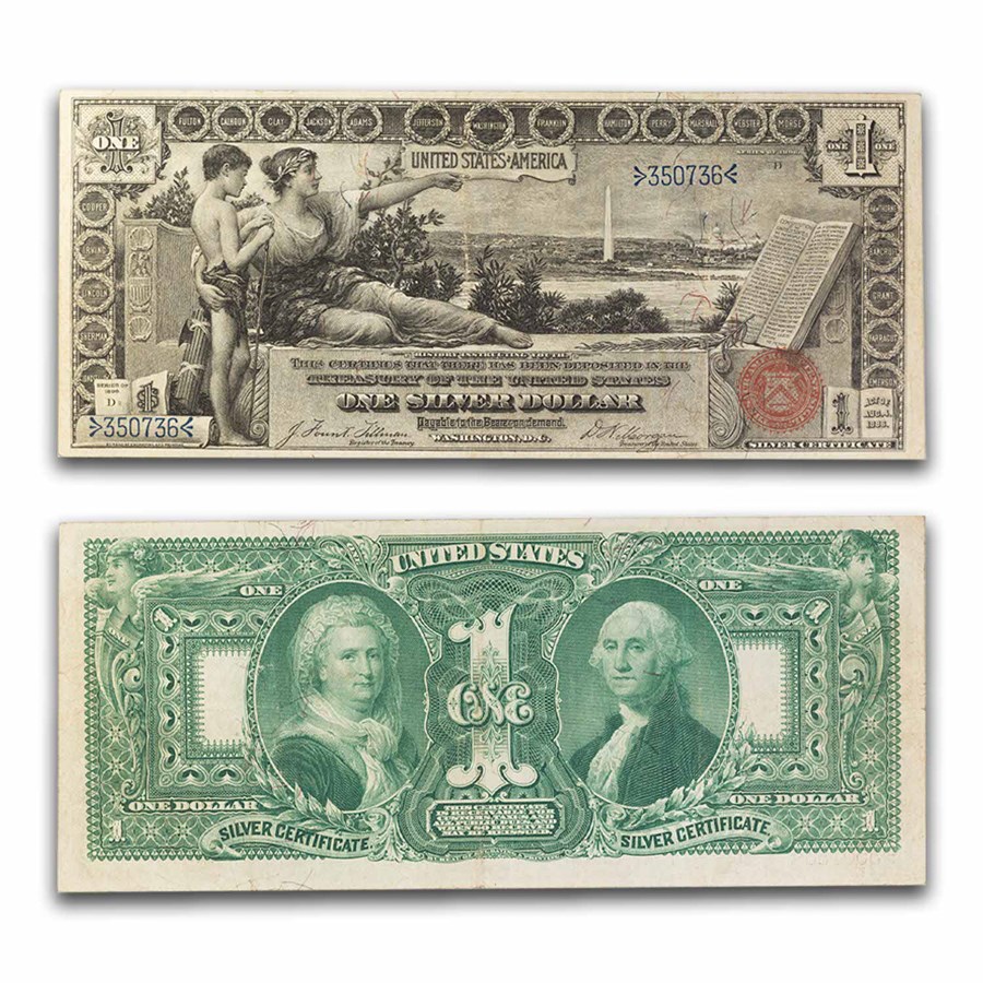 1896 $1.00 Silver Certificate Educational Note VF (Fr#224)