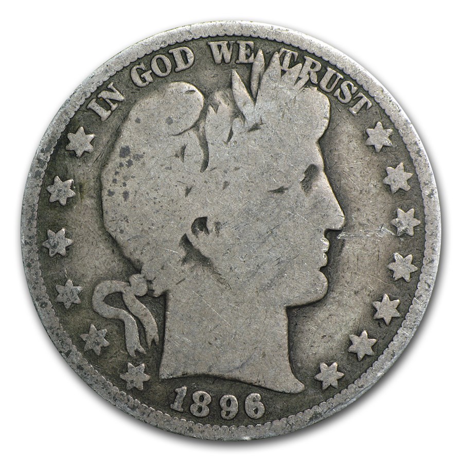 1896-O Barber Half Dollar Good