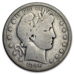 1896-O Barber Half Dollar VG