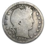 1896-S Barber Quarter AG