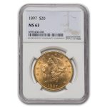 1897 $20 Liberty Gold Double Eagle MS-63 NGC