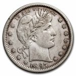1897 Barber Quarter XF