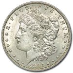 1897 Morgan Dollar BU (VAM-6A, Pitted Rev, Top-100)