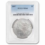 1897 Morgan Dollar MS-66 PCGS
