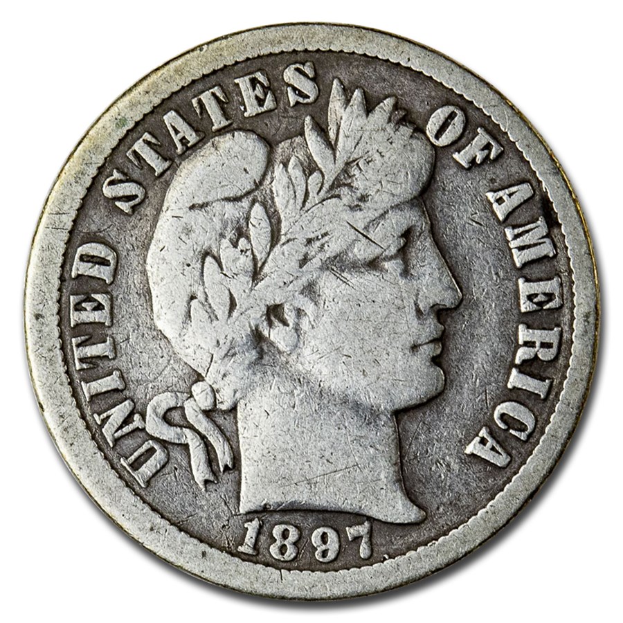 1897-O Barber Dime Fine