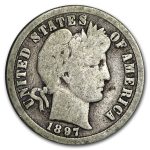 1897-O Barber Dime Good