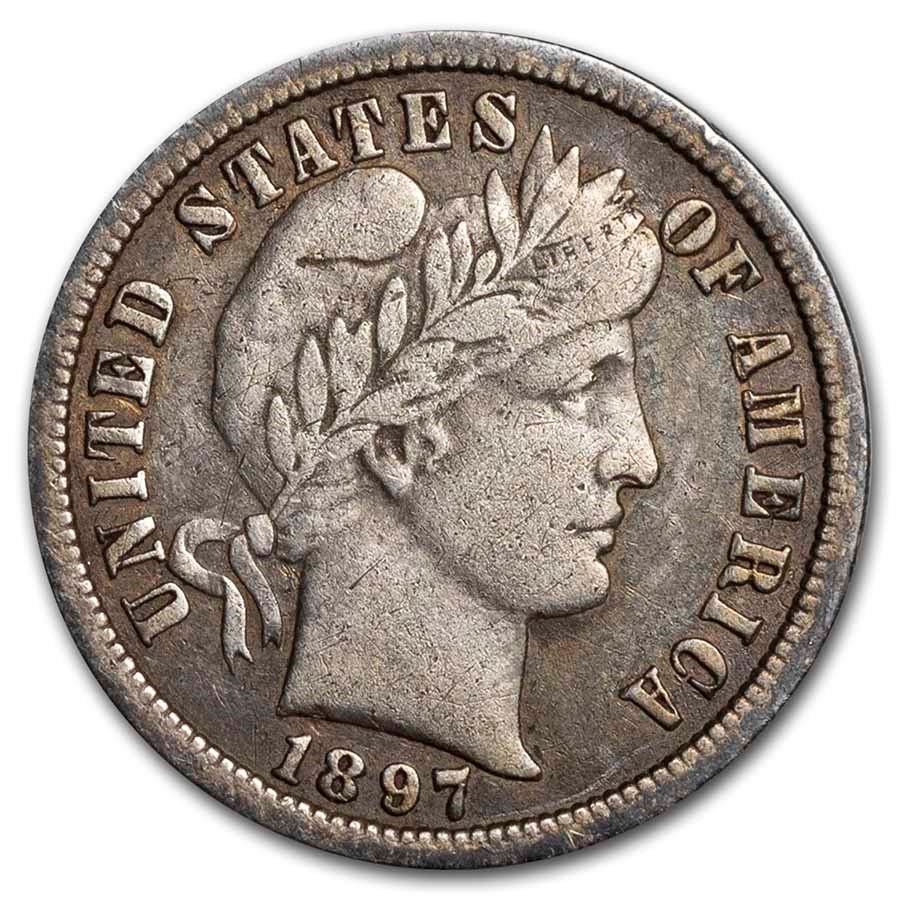 1897-O Barber Dime VG