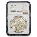 1897-O Morgan Dollar AU-58 NGC