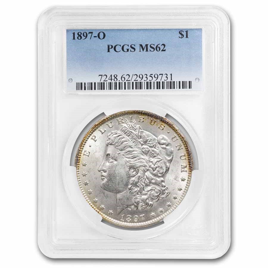 1897-O Morgan Dollar MS-62 PCGS