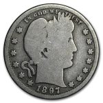 1897-S Barber Quarter Good