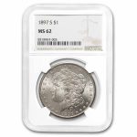 1897-S Morgan Dollar MS-62 NGC