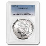 1897-S Morgan Dollar MS-63 PCGS