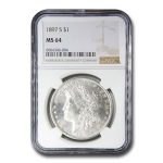 1897-S Morgan Dollar MS-64 NGC