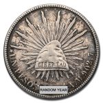 1898-1909 Silver Mexican 1 Peso Cap & Rays XF