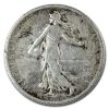 1898-1920 France Silver 2 Francs Avg Circ