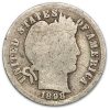 1898 Barber Dime Good/VG