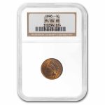 1898 Indian Head Cent MS-64 NGC (Red/Brown)
