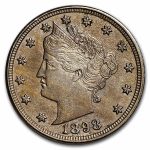1898 Liberty Head V Nickel XF