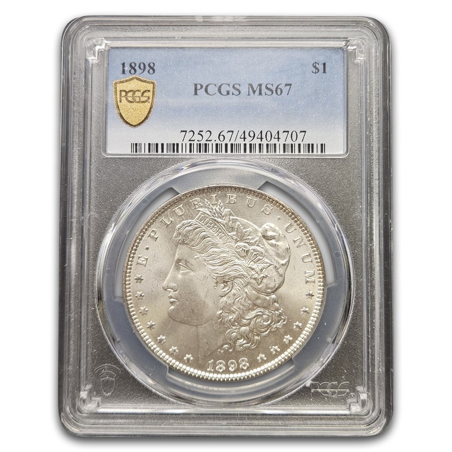 1898 Morgan Dollar MS-67 PCGS