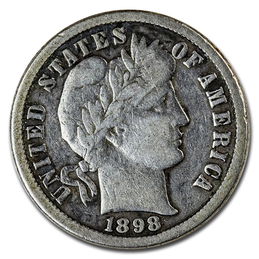 1898-O Barber Dime VG