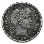 1898-O Barber Dime XF