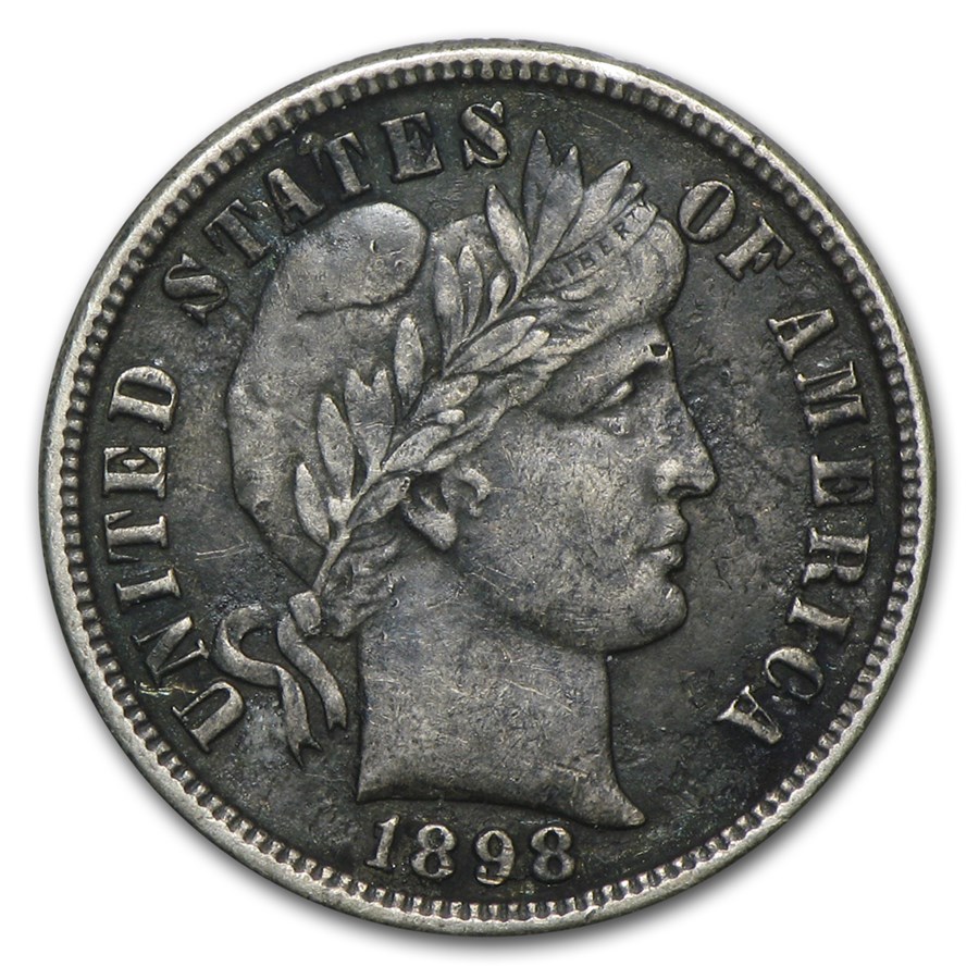 1898-O Barber Dime XF