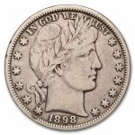 1898-O Barber Half Dollar VF