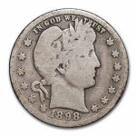 1898-O Barber Quarter VG