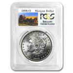 1898-O Stage Coach Morgan Dollar BU PCGS