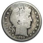 1898-S Barber Half Dollar AG