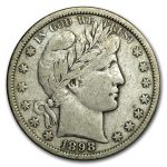1898-S Barber Half Dollar Fine