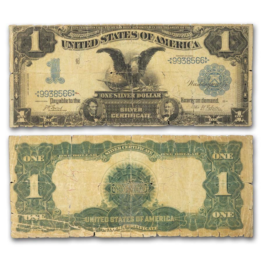 1899 $1.00 Silver Certificate Black Eagle Cull