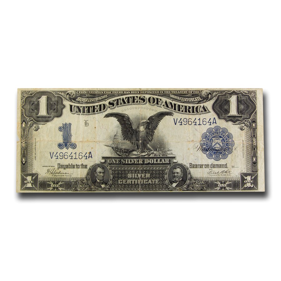 1899 $1.00 Silver Certificate Black Eagle Fine Details