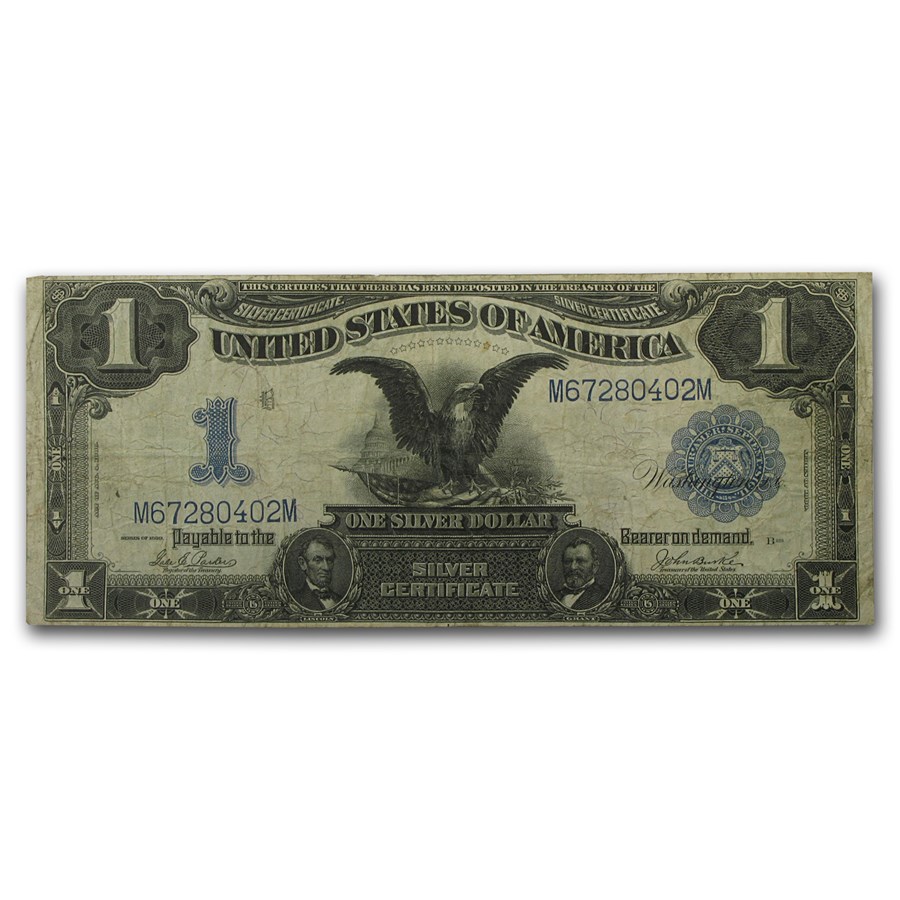1899 $1.00 Silver Certificate Black Eagle Fine+