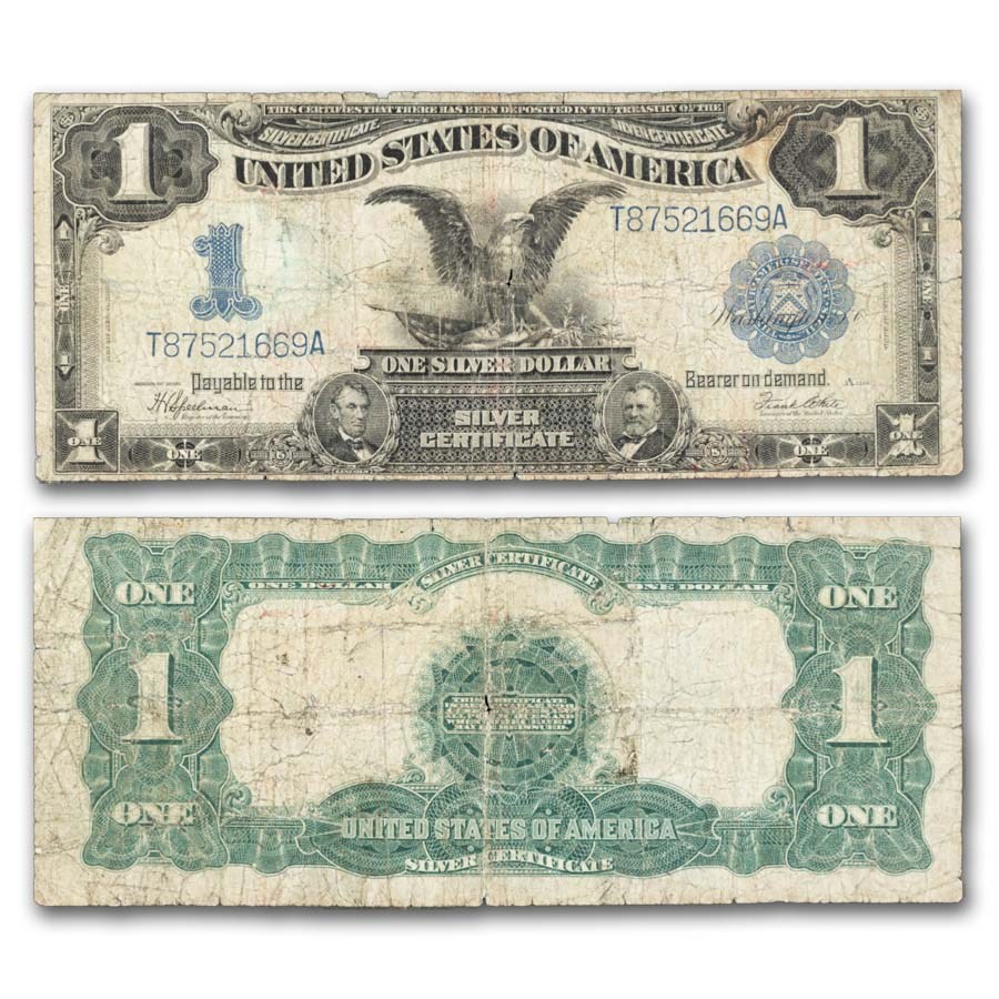 1899 $1.00 Silver Certificate Black Eagle VG Details