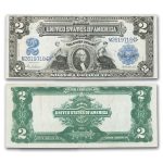 1899 $2.00 Silver Certificate George Washington XF (Fr#255)