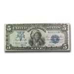 1899 $5.00 Silver Certificate Chief Running Antelope VF (Fr#280)