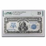 1899 $5 Silver Cert. Chief Running Antelope VF-25 PMG (Fr#271)