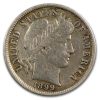 1899 Barber Dime AU