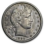 1899 Barber Half Dollar XF